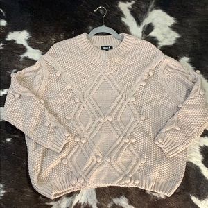 Blue B oversized sweater